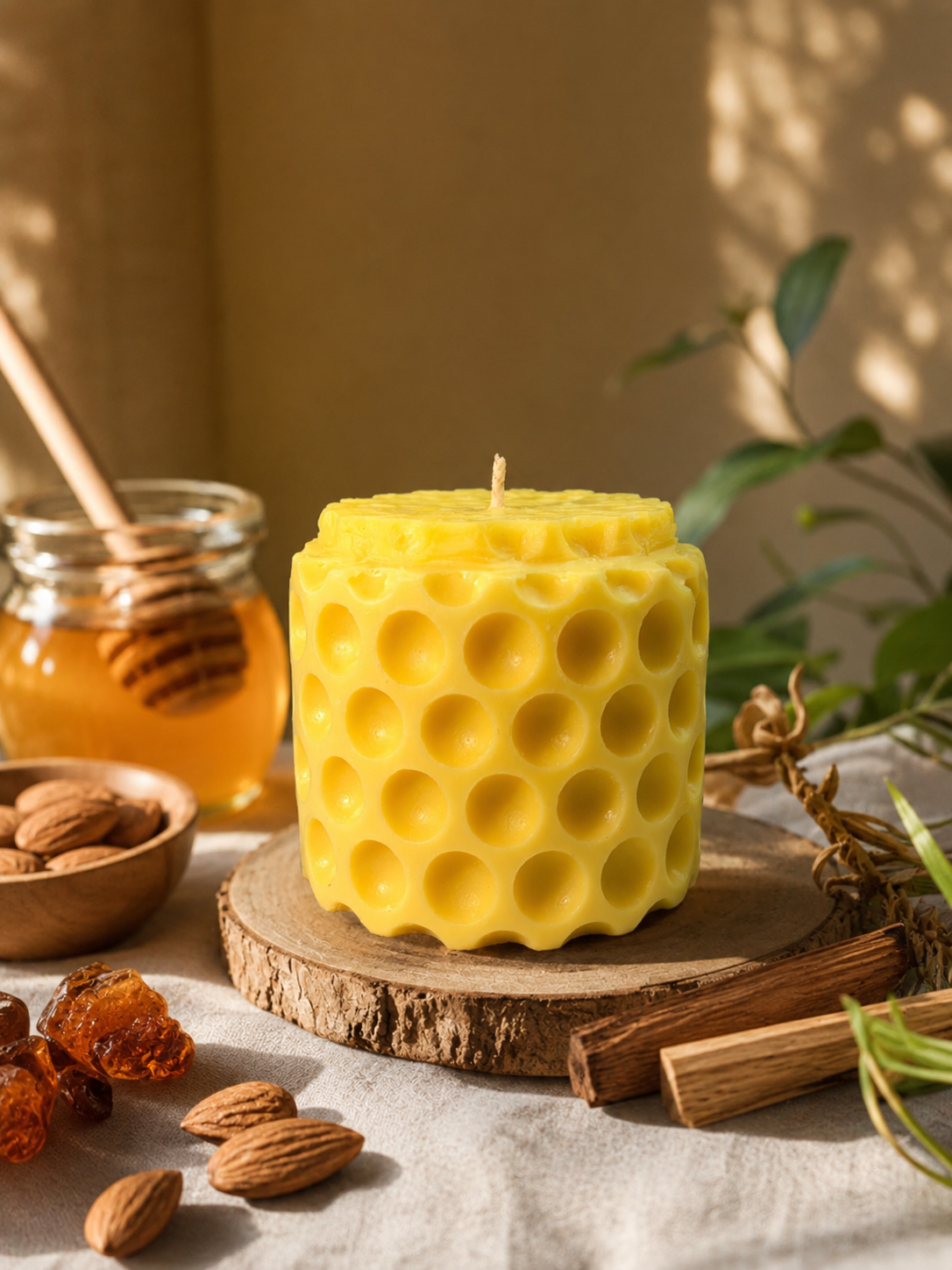 Golden Hive Candle