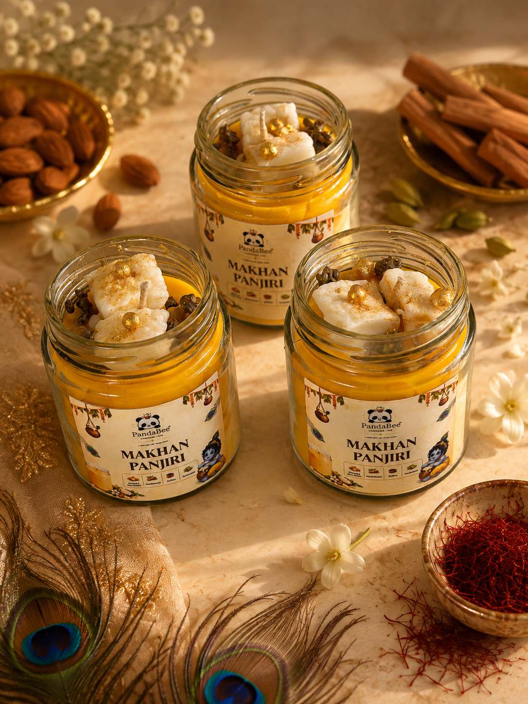 Makhan Panjiri Janmashtami Candle Hamper